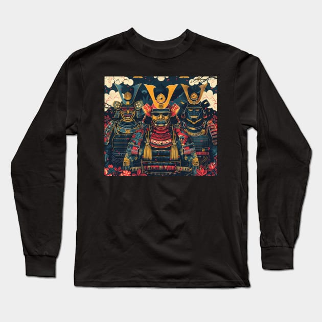 Samurai #2 Long Sleeve T-Shirt by graphiczen